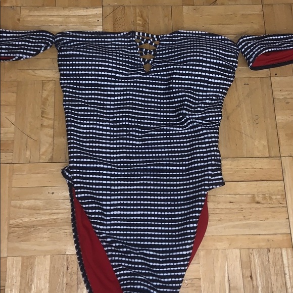 Hollister Other - OFF THE SHOULDER ONE PIECE BATHING SUIT